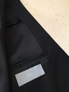 Neu mit Etikett: 3250 $ Dior Herren Sportmantel Jacke Blazer Schwarz 40R US (50R Eu) Italien