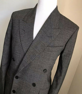 Neu mit Etikett: 3900 $ Balenciaga Herrenjacke Blazer DK Grau 38 US (48 Eu) Italien