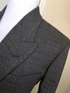 Neu mit Etikett: 3900 $ Balenciaga Herrenjacke Blazer DK Grau 38 US (48 Eu) Italien