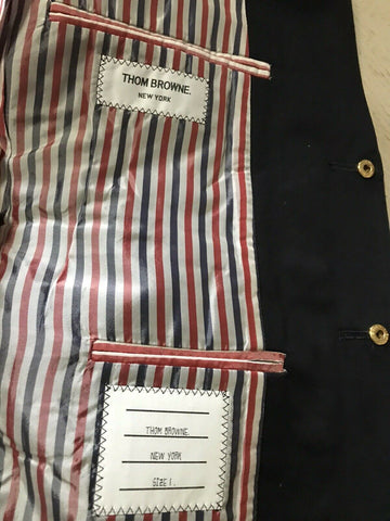 Neu mit Etikett: 1950 $ Thom Browne Herren Sportmantel Jacke Blazer Schwarz Größe 1 (S) Japan