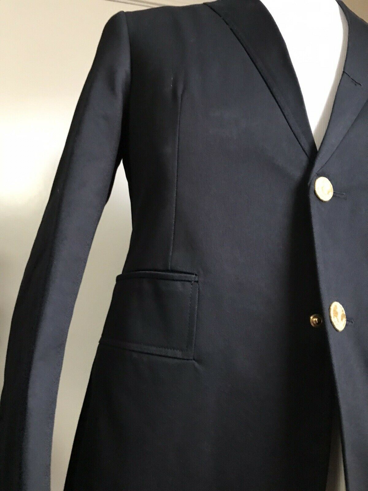 NWT $1950 Thom Browne Men Sport Coat Jacket Blazer Black Size 1 ( S ) Japan