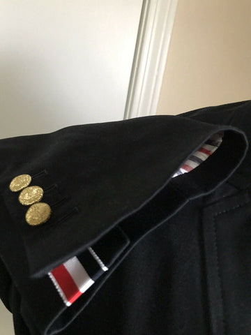 Neu mit Etikett: 1950 $ Thom Browne Herren Sportmantel Jacke Blazer Schwarz Größe 1 (S) Japan