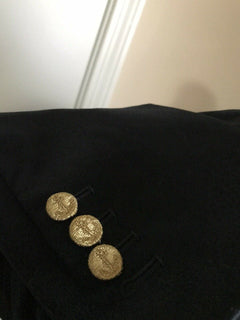 Neu mit Etikett: 1950 $ Thom Browne Herren Sportmantel Jacke Blazer Schwarz Größe 1 (S) Japan