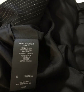 NWT $2490 Saint Laurent Men’s Jacket Blazer Black 42R US ( 52R Eu ) Italy