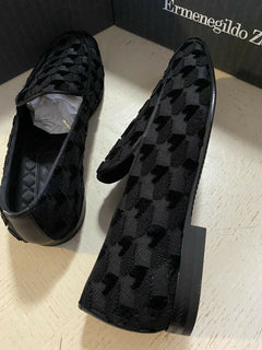 Neue 650 $ Ermenegildo Zegna Loafers Schuhe Schwarz 13 US Italien 