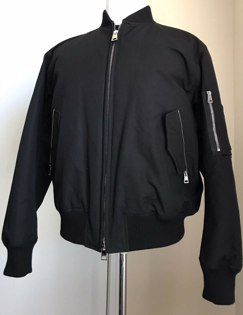 Neu $ 1995 Bottega Veneta Herrenjacke Mantel Schwarz 40 US (50 Eu) Italien