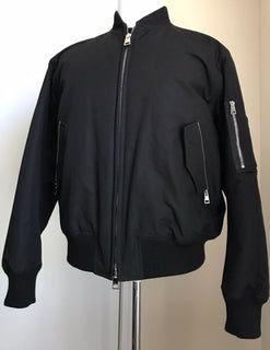 Neu $ 1995 Bottega Veneta Herrenjacke Mantel Schwarz 40 US (50 Eu) Italien