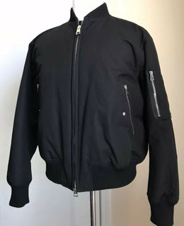Neu $ 1995 Bottega Veneta Herrenjacke Mantel Schwarz 40 US (50 Eu) Italien