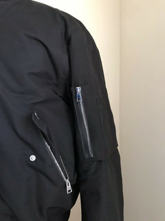Neu $ 1995 Bottega Veneta Herrenjacke Mantel Schwarz 40 US (50 Eu) Italien