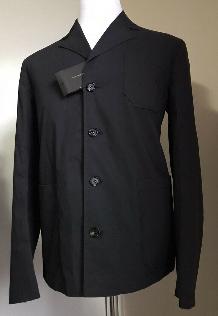Neu $ 1300 Bottega Veneta Herrenjacke Blazer Schwarz 38 US (48 Eu) Italien