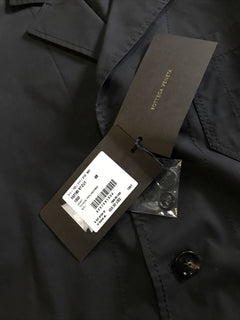 Neu $ 1300 Bottega Veneta Herrenjacke Blazer Schwarz 38 US (48 Eu) Italien