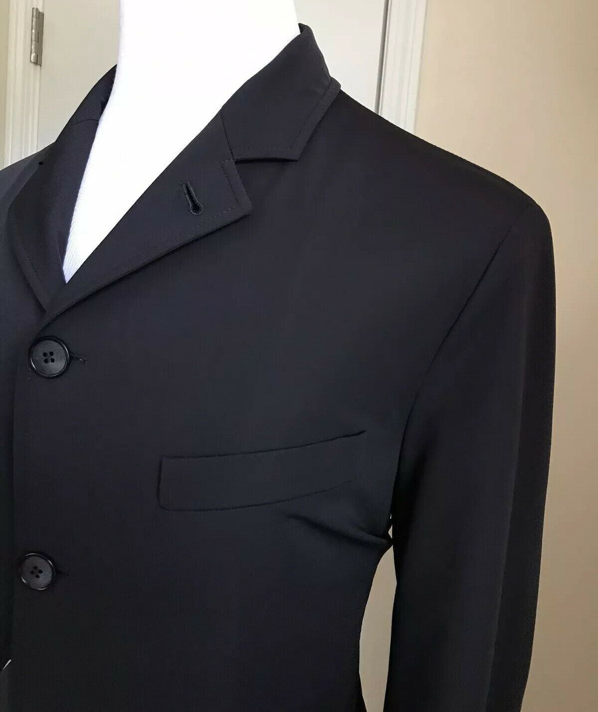 СЗТ $3795 Giorgio Armani Мужская куртка Блейзер Пальто Темно-синий 44R США/54R ЕС Италия