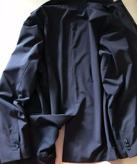 Neu mit Etikett: 3795 $ Giorgio Armani Herrenjacke, Blazer, Mantel, Marineblau, 44R US/54R Eu, Italien