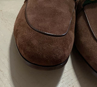 Neue Gucci Herren-Loafer aus Wildleder, Braun, 8,5 US (7,5 UK), Italien