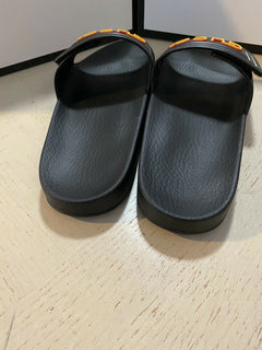 NIB Gucci Herren-Sandalen aus Leder, Schwarz, 10 US/9 UK, Italien