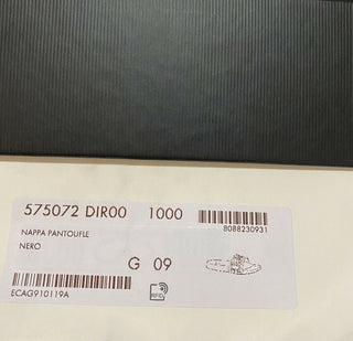 NIB Gucci Herren-Sandalen aus Leder, Schwarz, 10 US/9 UK, Italien