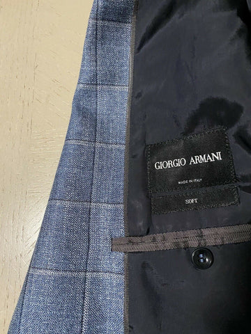 СЗТ $3295 Giorgio Armani Мужская спортивная куртка Блейзер LT Синий 40R США/50R ЕС