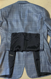 Neu mit Etikett: 3295 $ Giorgio Armani Herren Sportmantel Jacke Blazer LT Blau 40R US/50R Eu