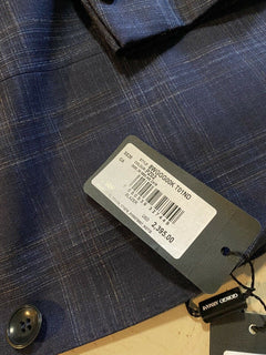 NWT $2395 Giorgio Armani Herren Sportmantel Jacke Blazer DK Blau 40R US/50R Eu