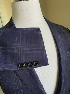 NWT $2395 Giorgio Armani Herren Sportmantel Jacke Blazer DK Blau 40R US/50R Eu