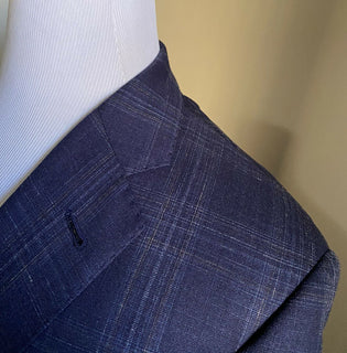 NWT $2395 Giorgio Armani Herren Sportmantel Jacke Blazer DK Blau 40R US/50R Eu