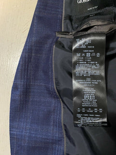 NWT $2395 Giorgio Armani Herren Sportmantel Jacke Blazer DK Blau 40R US/50R Eu