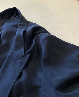 NWT $ 1895 Giorgio Armani Herren Mantel Jacke Blazer Marine 44 US/54 Eu Italien