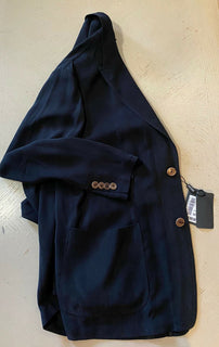 NWT $ 1895 Giorgio Armani Herren Mantel Jacke Blazer Marine 44 US/54 Eu Italien