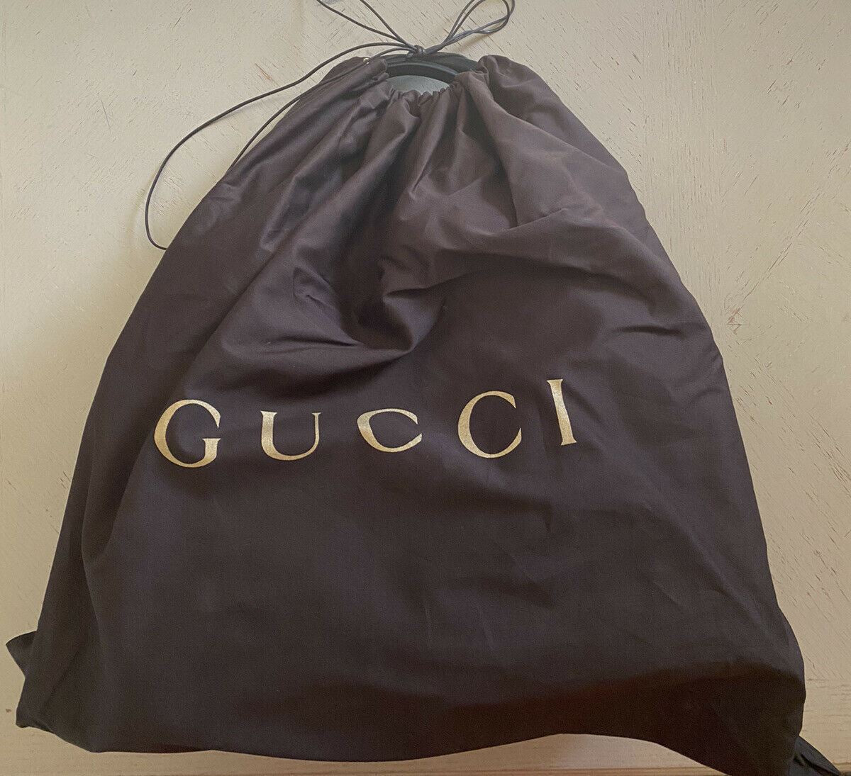 Neu $3895 Gucci Large 510290 GG Logo Leder Umhängetasche Handtasche Schwarz