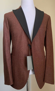 Neu mit Etikett: 1245 $ Boglioli Herren Sportmantel Jacke Blazer Burgund/Schwarz 44R US/54R Eu Ita