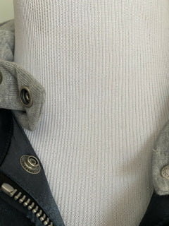 Neu mit Etikett: 2850 $ Gucci Jacke Hemd Marine/Grau Größe XL Italien