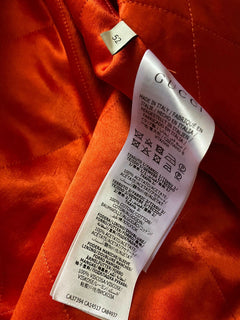 Neu mit Etikett: 2850 $ Gucci Jacke Hemd Marine/Grau Größe XL Italien