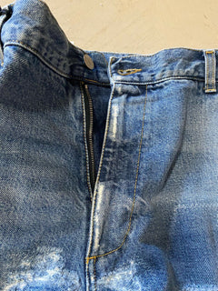 Neu mit Etikett: 1.500 $ Gucci kurze Jeanshose für Herren, blau, Größe 36