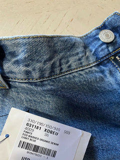 Neu mit Etikett: 1.500 $ Gucci kurze Jeanshose für Herren, blau, Größe 36