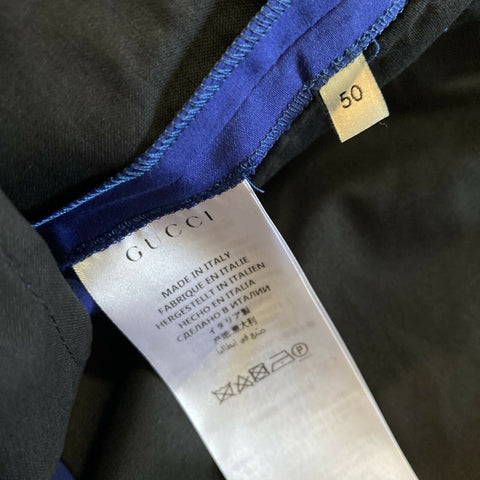 NWT $880 Gucci Mens Short Pants Blue Size 34 US ( 50 Eu ) Italy