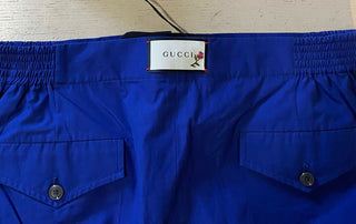 Neu mit Etikett: 880 $ Gucci kurze Herrenhose, Blau, Größe 34 US (50 Eu), Italien
