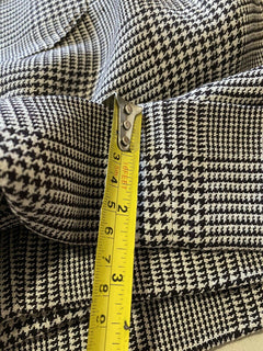 Neu mit Etikett: 980 $ Gucci Herren-Leinen-Kurzhose Elfenbein/Schwarz Größe 34 US (50 Eu) Italien
