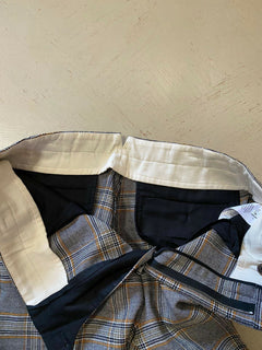 Neu mit Etikett: 1450 $ Gucci Herrenhose Schwarz/Orange/Elfenbein 32 US (48 Eu) Italien
