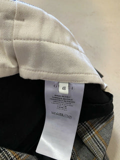 Neu mit Etikett: 1450 $ Gucci Herrenhose Schwarz/Orange/Elfenbein 32 US (48 Eu) Italien
