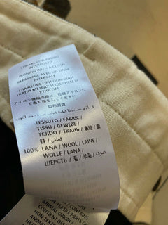 Neu mit Etikett: 1450 $ Gucci Herrenhose Schwarz/Orange/Elfenbein 32 US (48 Eu) Italien