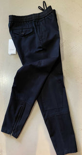 Neu mit Etikett: 1200 $ Gucci Military Cotton Herrenhose Schwarz 38 US (54 Eu) Italien