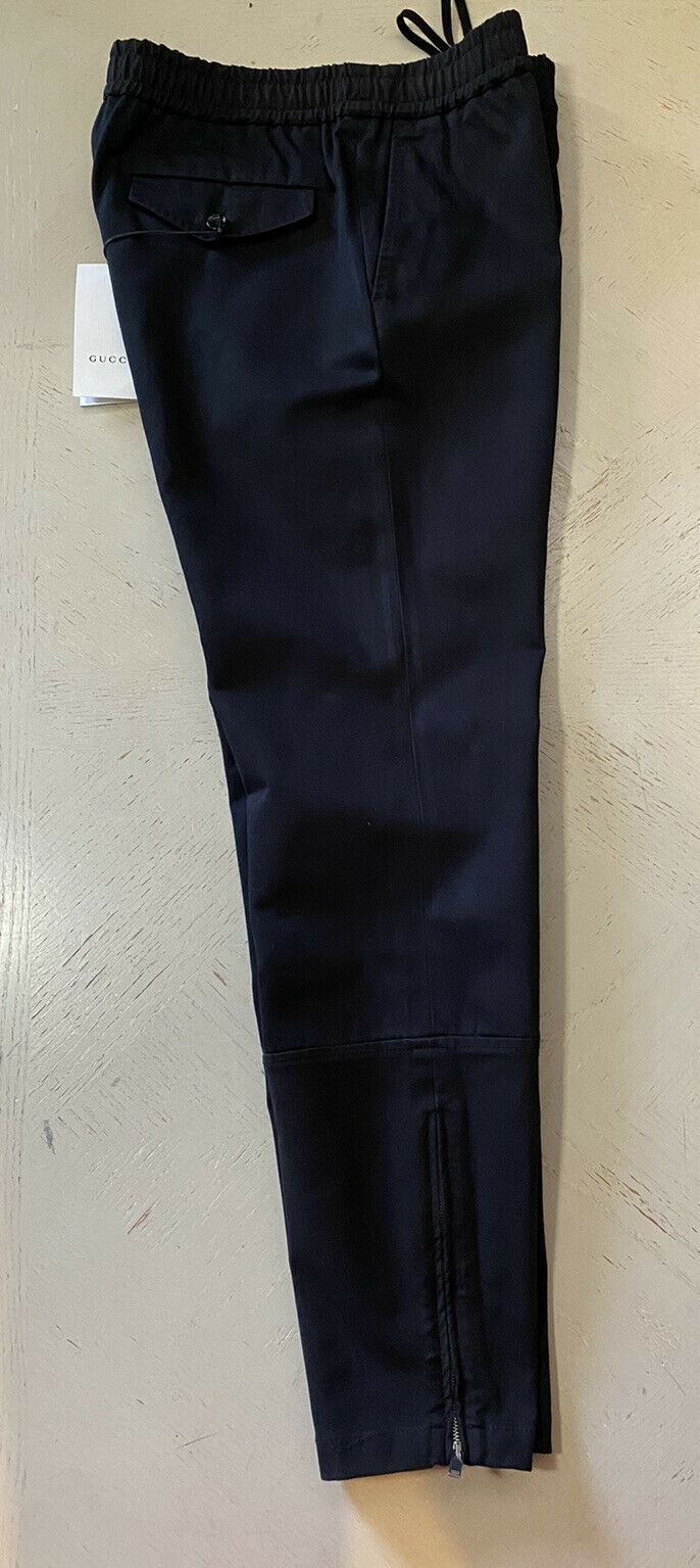 NWT $1200 Мужские хлопковые мужские брюки Gucci в стиле милитари, черные 38 США (54 ЕС) Италия