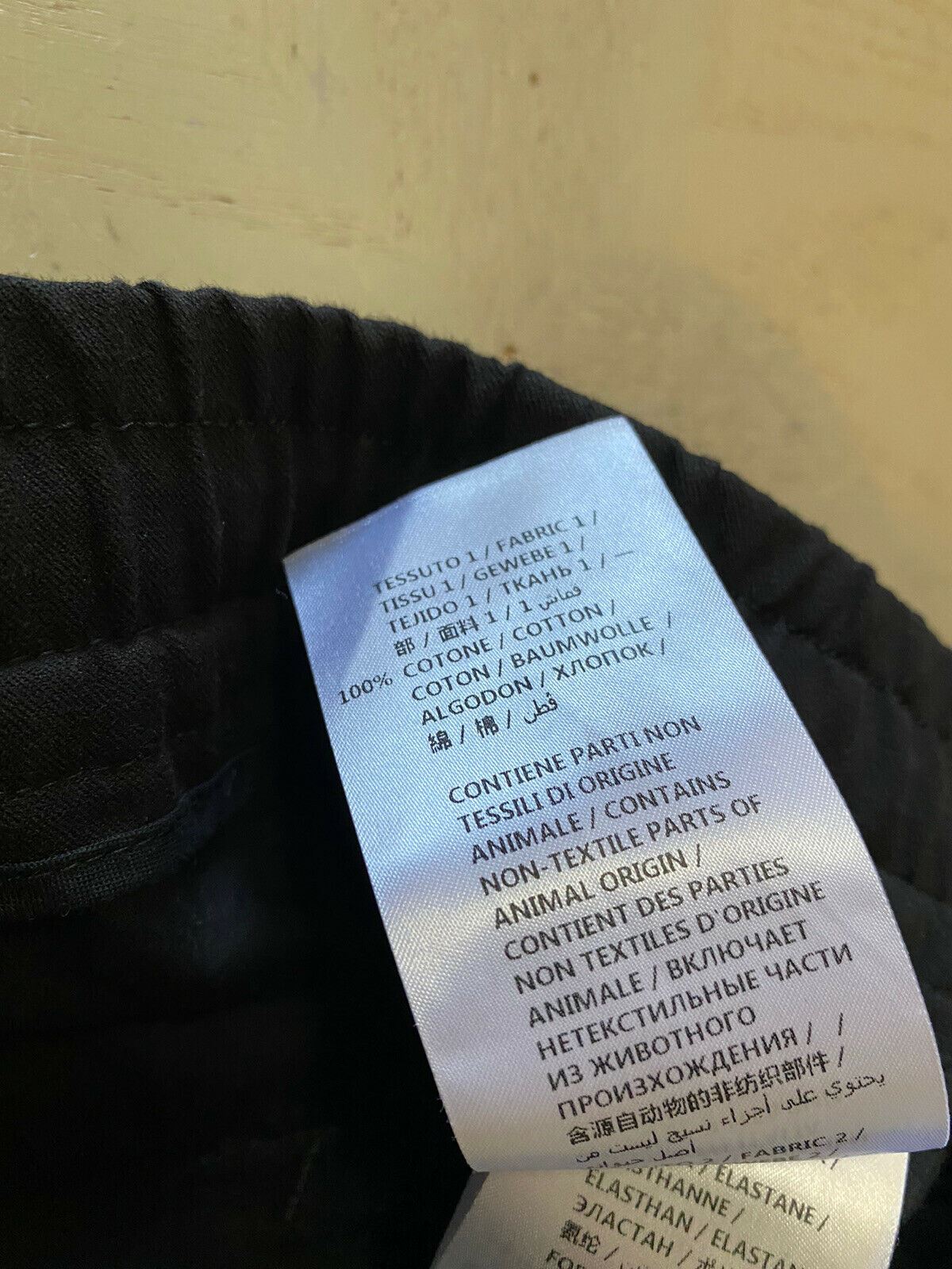 Neu mit Etikett: 1200 $ Gucci Military Cotton Herrenhose Schwarz 38 US (54 Eu) Italien