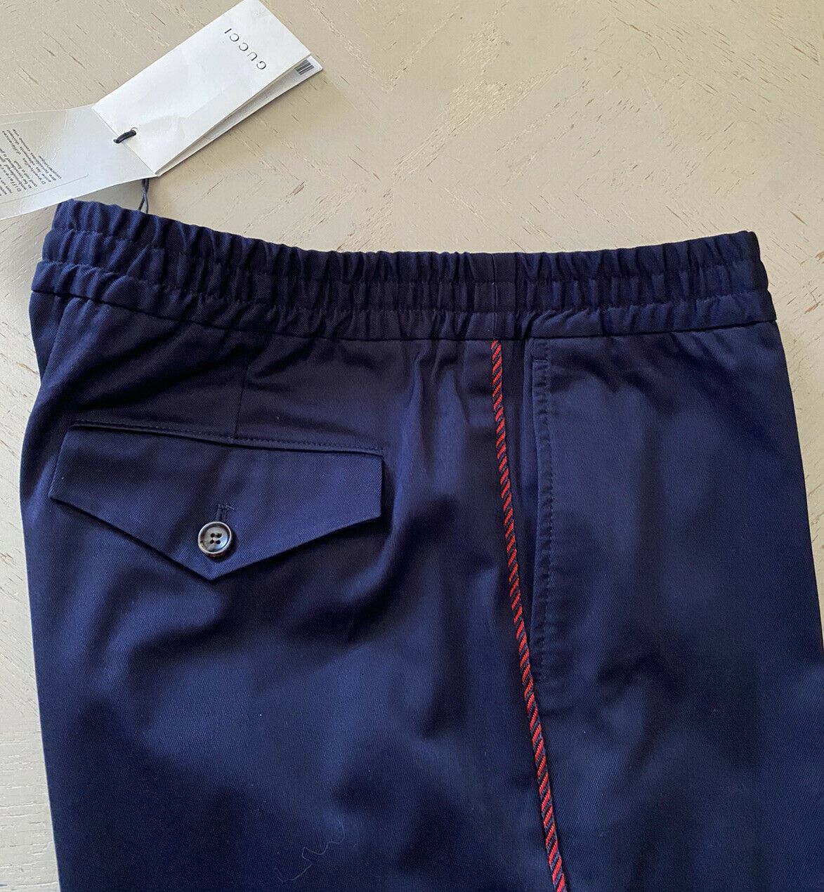 NWT $950 Gucci Men’s Pants Blue 32 US ( 48 Eu ) Italy