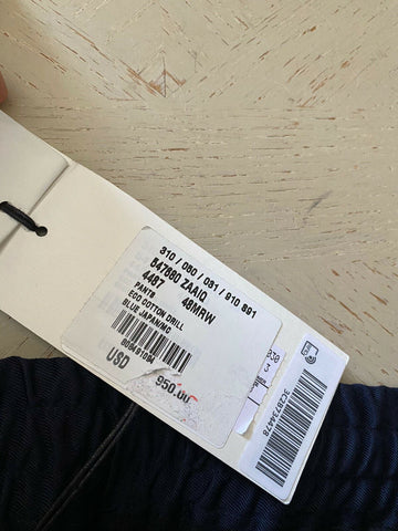 NWT $950 Gucci Men’s Pants Blue 32 US ( 48 Eu ) Italy