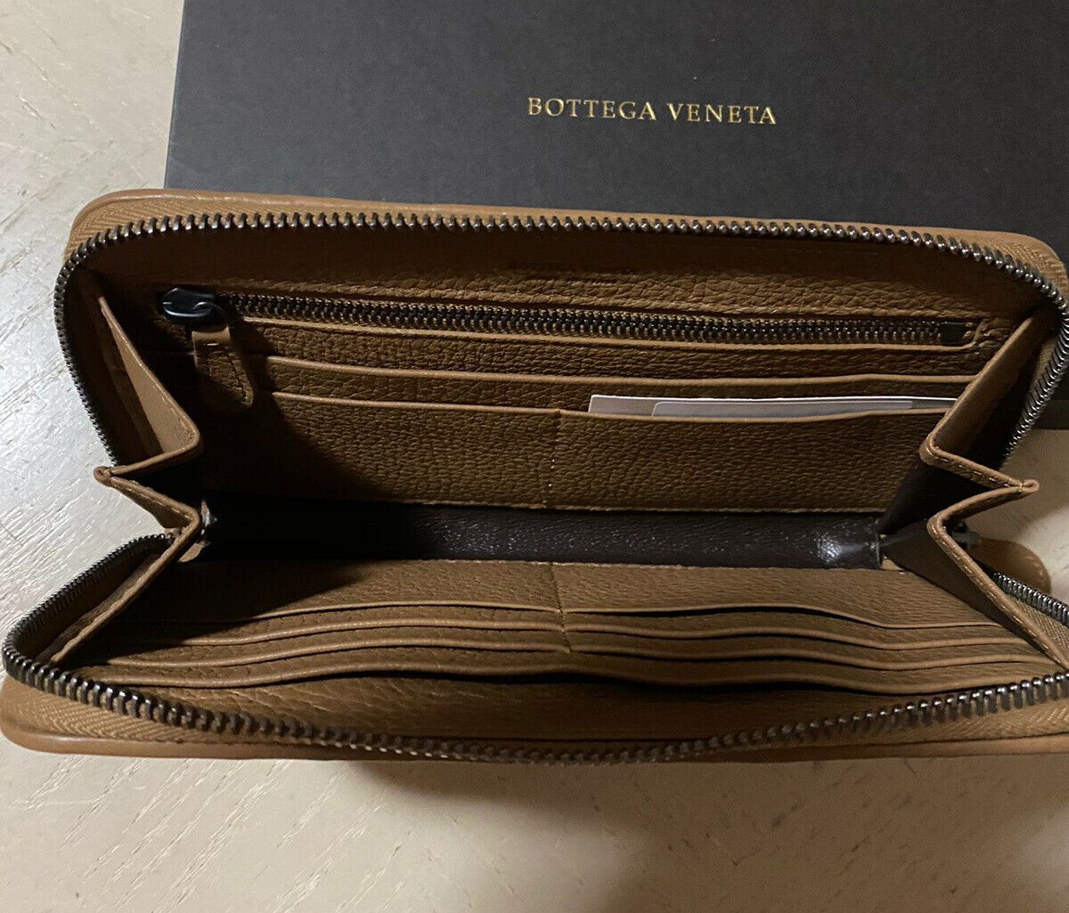 Новый женский кошелек Bottega Veneta Коричневый 518389 Италия