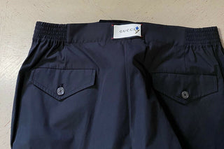 Neu mit Etikett: 950 $ Gucci Herrenhose Schwarz 34 US Italien