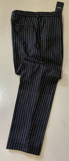 Neu mit Etikett: 1190 $ Saint Laurent Herrenanzughose Schwarz 34 US (50 Eu) Italien