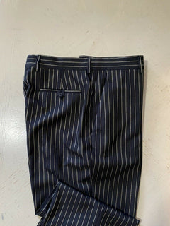 Neu mit Etikett: 1190 $ Saint Laurent Herrenanzughose Schwarz 34 US (50 Eu) Italien