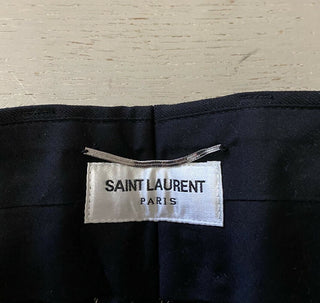 Neu mit Etikett: 1190 $ Saint Laurent Herrenanzughose Schwarz 34 US (50 Eu) Italien